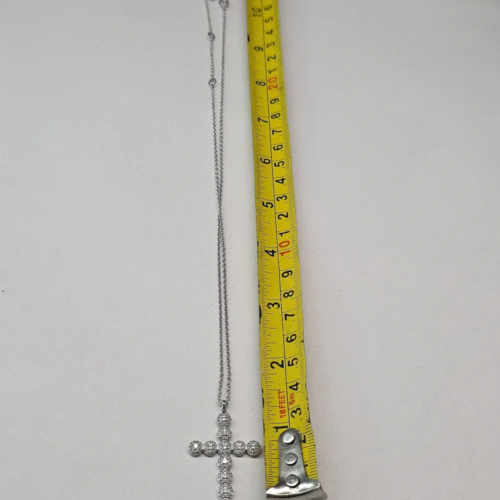 Swarovski Insigne Cross Pendant Necklace - Picture 7 of 8